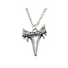 Kiola Designs Textured Shark Tooth Pendant Necklace