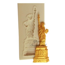Cute Funny DIY 3D Statue of Liberty Silicone Mold Making Ice Blocks Candy Fondant Chocolates Soaps Cakes Mousse Jelly Candles