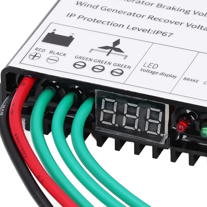 MPPT Wind Turbine Controller 100‑400W 12V 24V Auto Match Wind