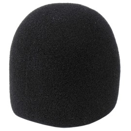 Pronomic WS-50 BK Windscreen for Microphones - Dampens Body Sound and Pop Noise - for Microphones with 40-55 mm Basket Diameter - Black