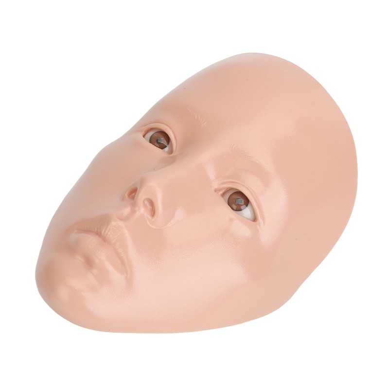 5D Cosmetic Practice Face Set Silicone Reusable Makeup Mannequin Face