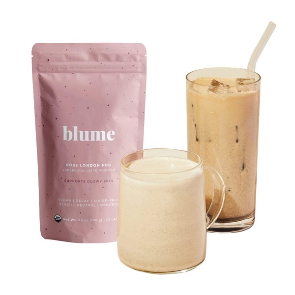 Blume Rose London Fog Latte - Decafe with Zero Sugar