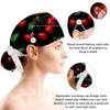 Scrub Caps Women with Button,Adjustable Bouffant Surgical Caps with Ponytail