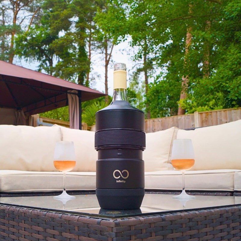 ∞ infinity Wine Cooler | Long-Lasting Cooling | Secure and