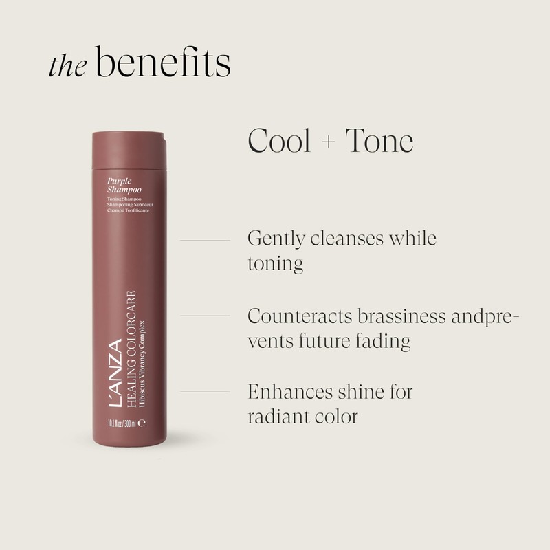 L'ANZA Healing ColorCare Silver Brightening Shampoo, 300 ml
