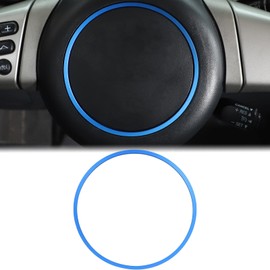 Aunginsy Center Console Panel Circle Ring Trim Cover Compatible with Toyota FJ Cruiser 2007-2021 Aluminum Car Central Control Panel Molding Decorative Ring Protection Cover Strip Interior Accessories