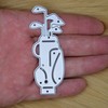 Golf Bag & Clubs Metal Cutting Die – Golfing Silhouette