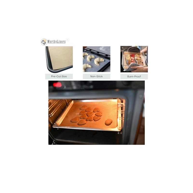 Unbleached 8 1/2" X 11" inch, 100 Pack Parchment Paper