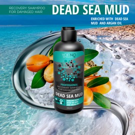 Dead Sea Mud Shampoo - Anti Hair Loss & Anti Dandruff Shampoo SLS Free and Paraben Free