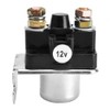BOROCO Relay Solenoid Starter, 12V Starter Solenoid Switch, Black, Automatic,