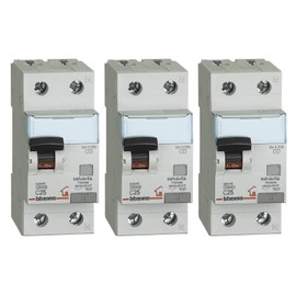 Bticino Kit consisting of 3 Parts of The Differential 25A Bianco magnetothermal Switch