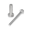 Hexagon Head Screws with Flange M8X50 10 Pieces DIN 6921