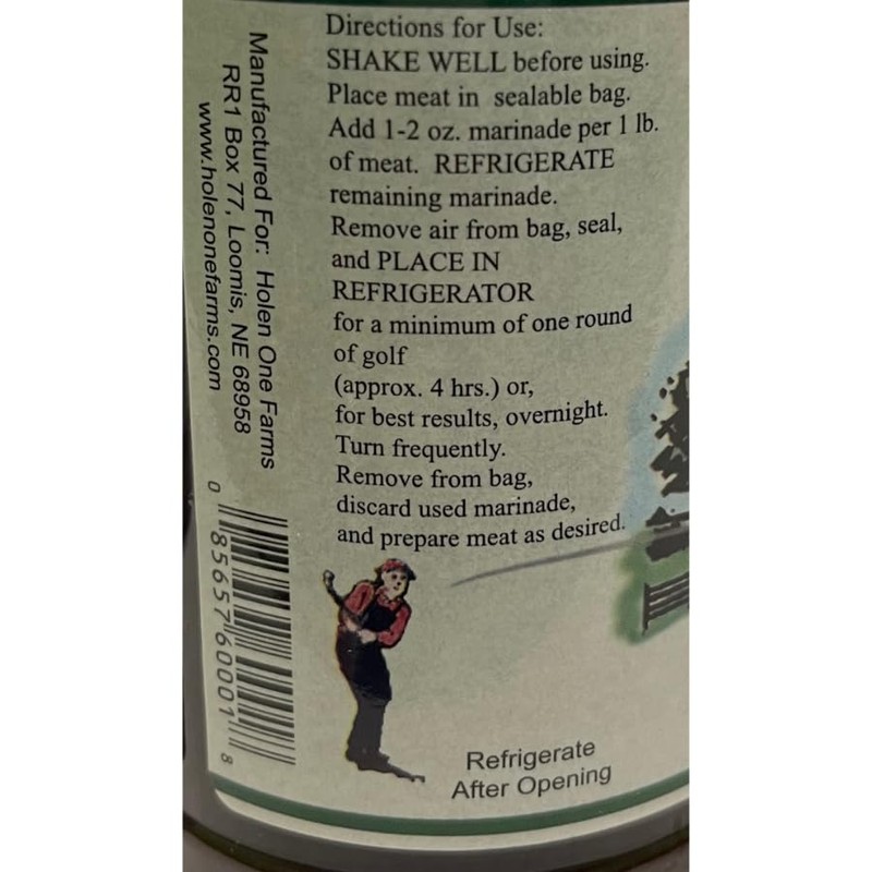 Original Nebraska Marinade | 16 oz. Bottle | Tenderizes Meat