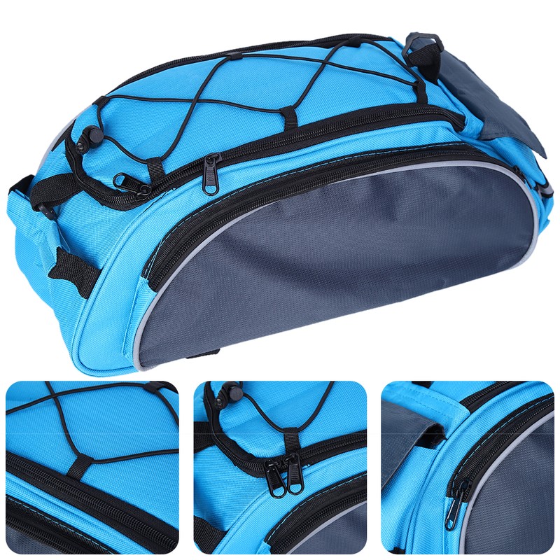 Mountain Bike Storage Rack Nylon Bag Bicycle Rear Goods Shelf