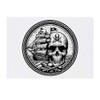'Pirate Skull and Ship' Temporary Tattoo - Water Resistant, Skin-Safe,