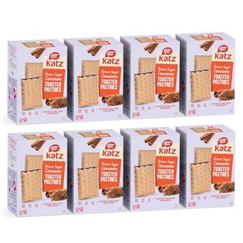 Katz Gluten Free Toaster Pastries. Cinnamon. Gluten Free. Dairy Free, Nut Free, Peanut Free, Soy Free. Kosher Snacks. 8 OZ (Pack Of 8)