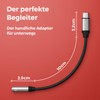 deleyCON USB-C to 3.5 mm Audio Aluminium Adapter - DAC