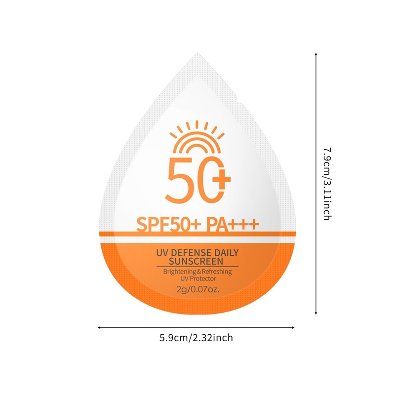 Mini Sunscreen Travel Size Bulk, 60 Pcs SPF50 Beach Must