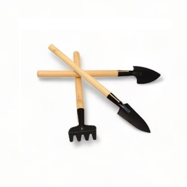 SecretRain Miniature Fairy Garden Ornament Tools Set
