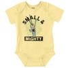 Brisco Brands Plankton Cartoon Small and Mighty Baby Romper Boys