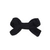 Motique Accessories Black Faux Fur Hair Bow Hair Clip With