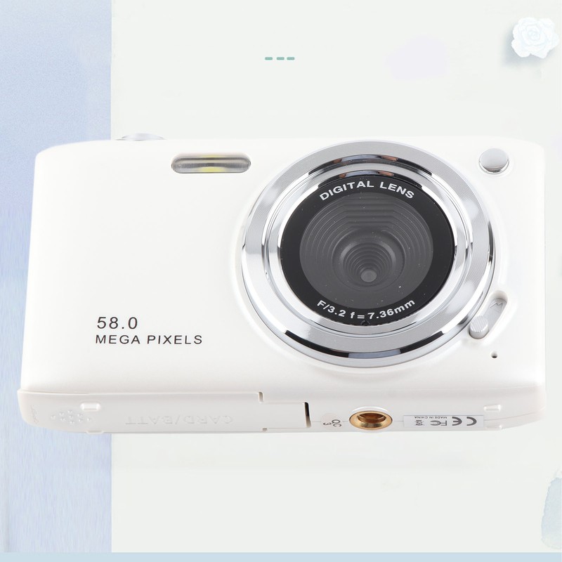 4K Digital Camera for Teens 58MP HD 2.88 Inch IPS