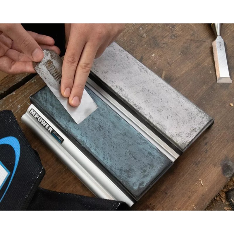 MPOWER Tools Double Diamond Sharpening Stone Set 300-1200# Complete Sharpener