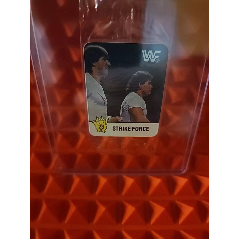 1988 WWF Hostess Wrestlemania IV Stickers #23 Strike Force
