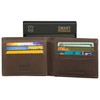 SMART RFID BLOCK - MENS HIGH QUALITY DISTRESSED HUNTER BROWN
