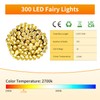 Gresonic Gresonic 100/200/300/400er Led Lichterkette Strombetrieben mit Stecker Au?en und