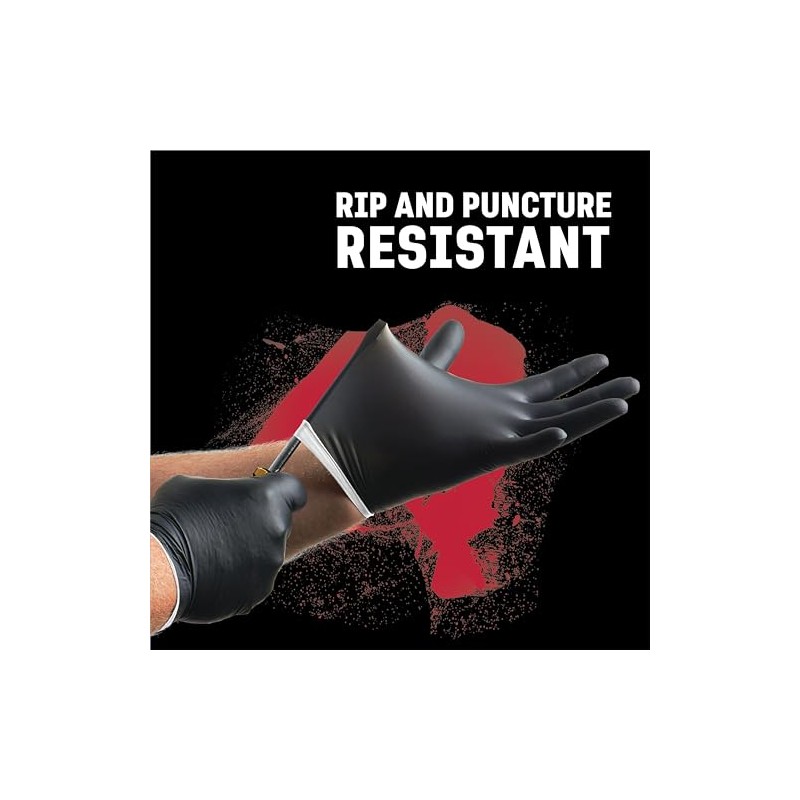 Venom Steel Premium Industrial Nitrile Gloves, (Paquete de 100)