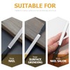 Beavorty 2pcs Stainless Steel Nail Files for Thick Nails Professional