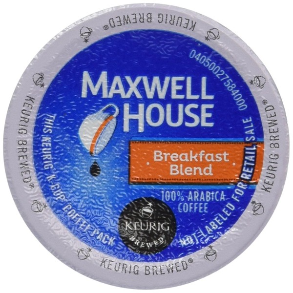 Maxwell House Breakfast Blend K-Cups (12-Count Box) (Pack of 3) [RETAIL PACKAGING]