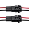 Audak 2PCS 9006 HB4 Ceramic Female Socket Adapters Wiring Harness
