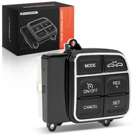 A-Premium Steering Wheel Mounted Cruise Control Switch Buttons Compatible with Dodge Charger 2011-2014, Durango 2011-2013 & Chrysler 300 2011-2014