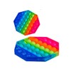 ootb Fidget Pop Toy Rainbow Anti Stress Bubble Pop Trend