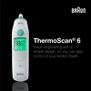 Braun ThermoScan 6 Ear Thermometer with Color-Coded Digital Display, ExacTemp