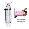 Flashideas Pink Flower Ironing Board Cover with Elastic Edge Non