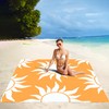 Large Beach Blanket Waterproof Sandproof, 78''×86'' Beach Mat Sand Free