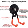 MUTUACTOR Heavy Magnetic Hook, Magnetic Storage Hook with Double Hooks,