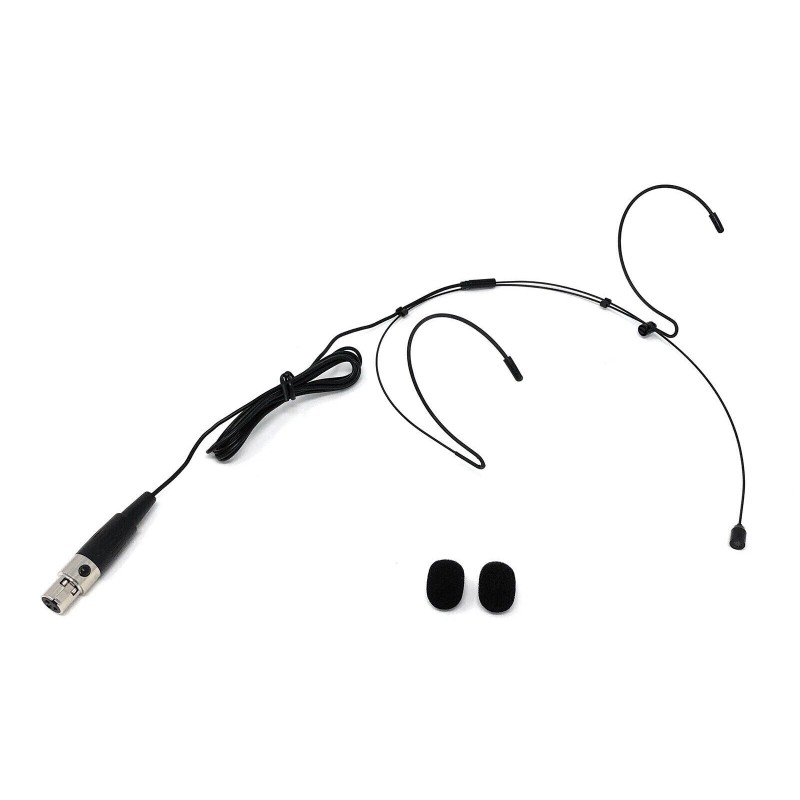 GTD Audio Black Double Earhook Headset Omnidirectiona