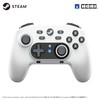 ワイヤレスホリパッド for Steam (シャイニーホワイト)