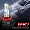 CHUSYYRAY For 2014-2018 Jeep Grand Cherokee Combo White LED Headlights