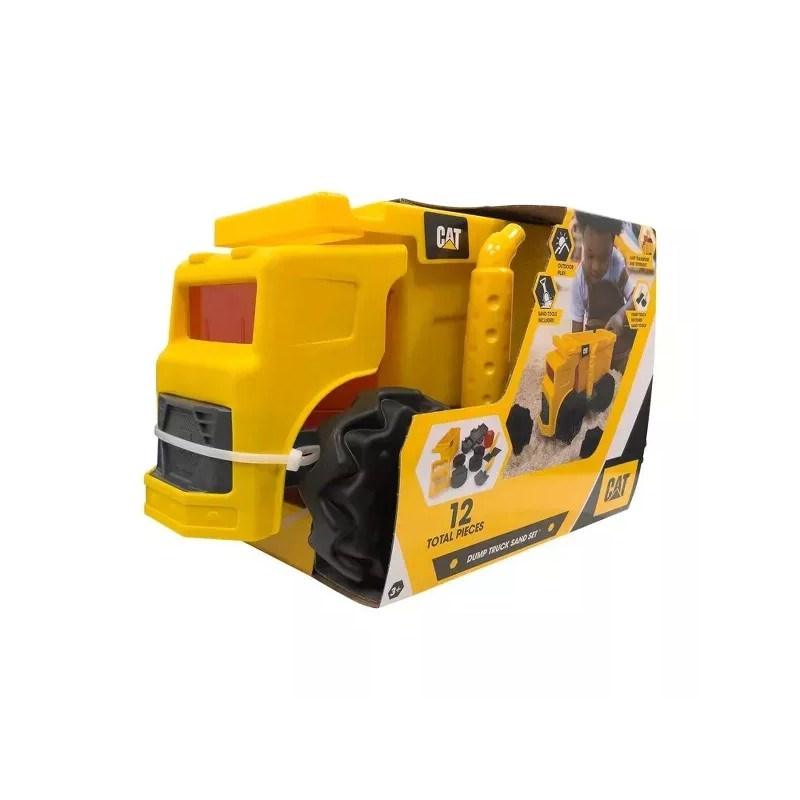 CAT Construction Toys, Dump Truck Set with Hard Hat &