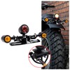 NWpangu Universal Motorcycle Tail Light, 12V 3-Head Bullet Shape Integrated