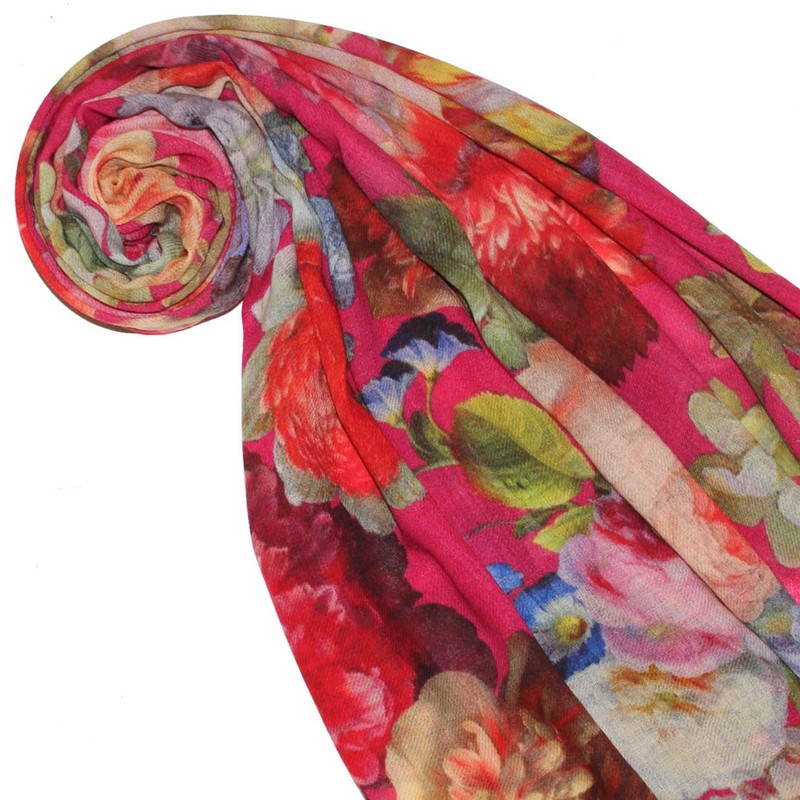 Lorenzo Cana - 78662 Women's Pashmina Scarf Soft Wool Merino