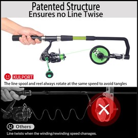 Fishing Line Spooler, No Line Twist, Adjustable line Winder, Portable for Spinning & Casting and Trolling Reel with Fishing Pliers