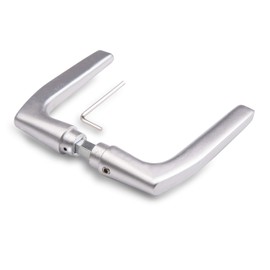 Gah-Alberts 412647 Door Handle Pair for Locking Cases 30-40 mm Handle Width 115 mm Aluminium / Silver Anodised