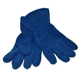 Childs Fleece Gloves, Royal Blue, Age 7/9
