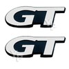 1999-2004 Mustang GT Fender Emblems in Chrome & Black -